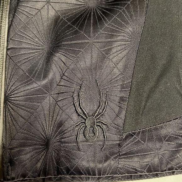 Spyder black starburst snowboard ski jacket size 4 winter coat cold weather - Picture 7 of 16